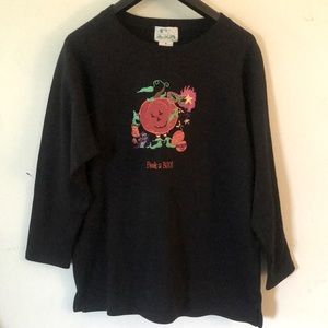 The quacker Factory Halloween Top Sz 1X